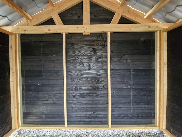 Klassieke garage met zadeldak 770x410x340 cm - afbeelding 3 van  13