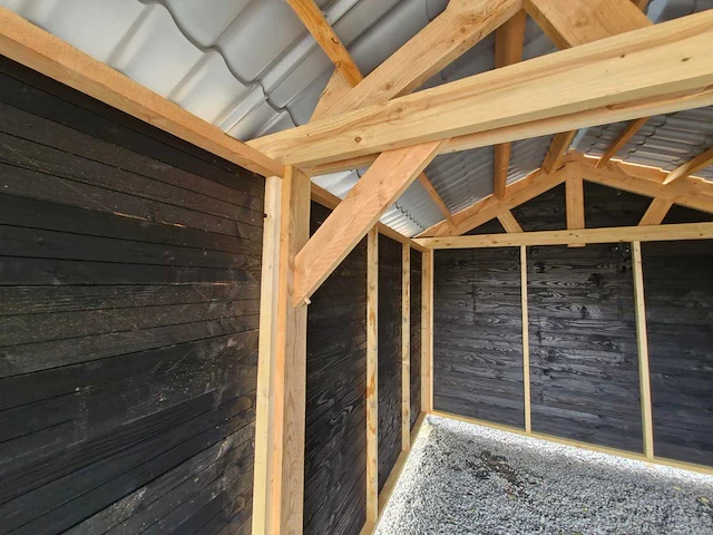 Klassieke garage met zadeldak 770x410x340 cm - afbeelding 12 van  13