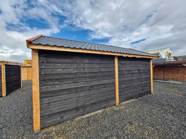 Klassieke garage met zadeldak 990x410x340 cm - afbeelding 6 van  13