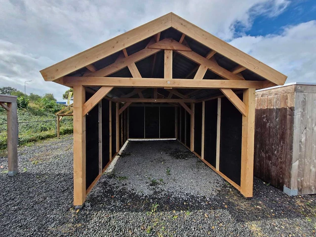 Klassieke garage met zadeldak 990x410x340 cm - afbeelding 9 van  13