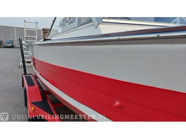 Klassieke motorboot chris craft, sea skiff ranger 21" 1964, rood, bouwjaar 1964 - afbeelding 10 van  84