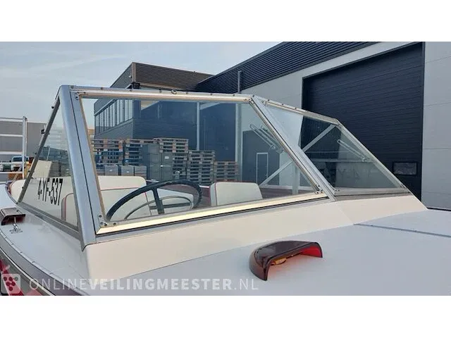 Klassieke motorboot chris craft, sea skiff ranger 21" 1964, rood, bouwjaar 1964 - afbeelding 14 van  84