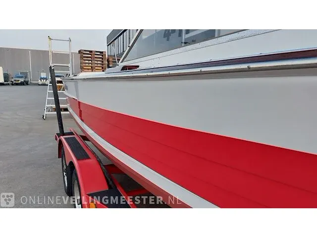 Klassieke motorboot chris craft, sea skiff ranger 21" 1964, rood, bouwjaar 1964 - afbeelding 15 van  84