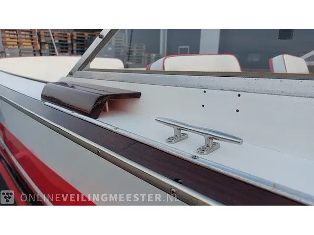 Klassieke motorboot chris craft, sea skiff ranger 21" 1964, rood, bouwjaar 1964 - afbeelding 16 van  84