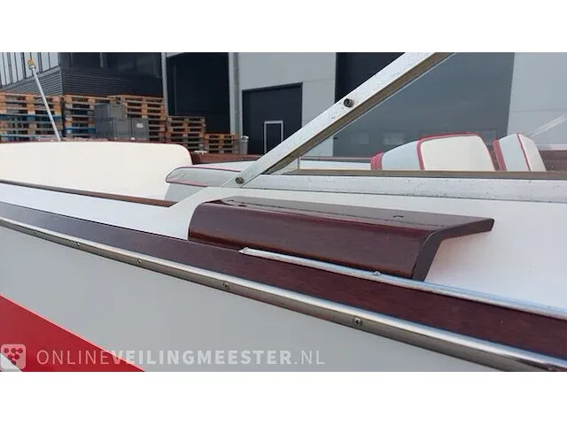 Klassieke motorboot chris craft, sea skiff ranger 21" 1964, rood, bouwjaar 1964 - afbeelding 17 van  84