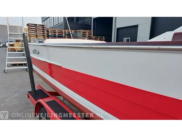 Klassieke motorboot chris craft, sea skiff ranger 21" 1964, rood, bouwjaar 1964 - afbeelding 18 van  84
