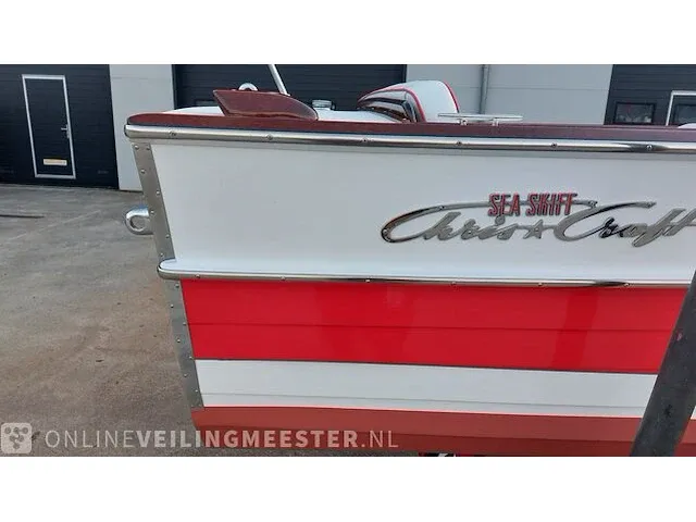 Klassieke motorboot chris craft, sea skiff ranger 21" 1964, rood, bouwjaar 1964 - afbeelding 21 van  84