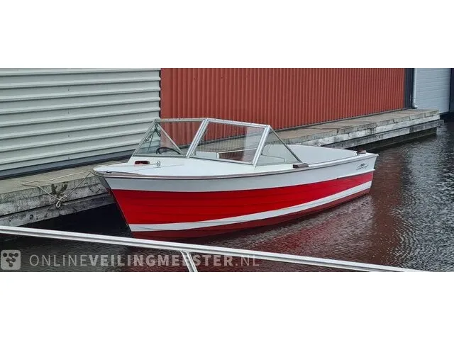 Klassieke motorboot chris craft, sea skiff ranger 21" 1964, rood, bouwjaar 1964 - afbeelding 12 van  84