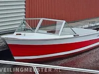 Klassieke motorboot chris craft, sea skiff ranger 21" 1964, rood, bouwjaar 1964 - afbeelding 12 van  84