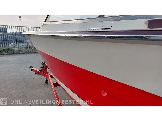 Klassieke motorboot chris craft, sea skiff ranger 21" 1964, rood, bouwjaar 1964 - afbeelding 38 van  84