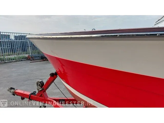 Klassieke motorboot chris craft, sea skiff ranger 21" 1964, rood, bouwjaar 1964 - afbeelding 39 van  84