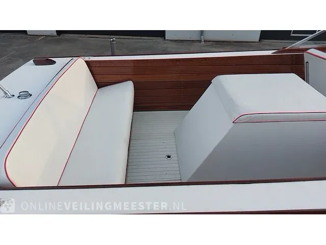 Klassieke motorboot chris craft, sea skiff ranger 21" 1964, rood, bouwjaar 1964 - afbeelding 43 van  84