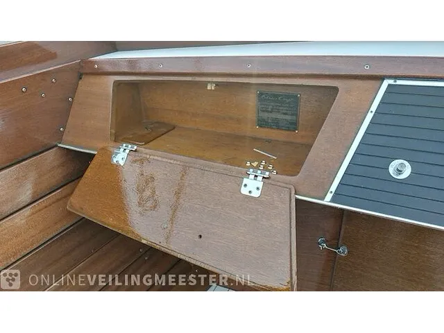Klassieke motorboot chris craft, sea skiff ranger 21" 1964, rood, bouwjaar 1964 - afbeelding 58 van  84
