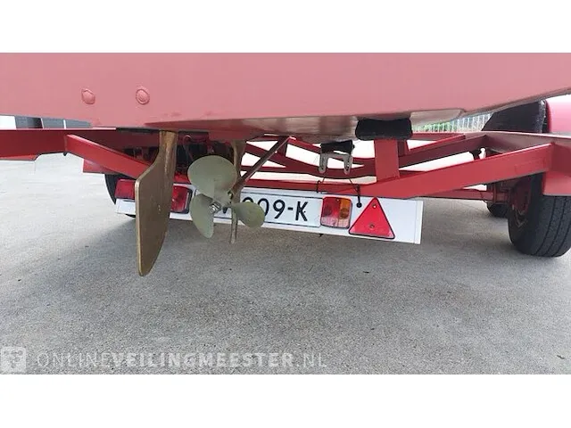 Klassieke motorboot chris craft, sea skiff ranger 21" 1964, rood, bouwjaar 1964 - afbeelding 77 van  84