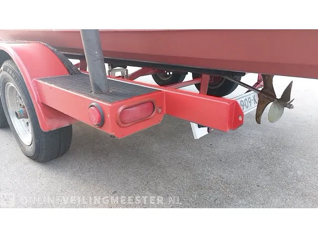Klassieke motorboot chris craft, sea skiff ranger 21" 1964, rood, bouwjaar 1964 - afbeelding 79 van  84