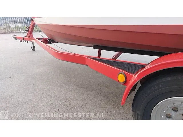 Klassieke motorboot chris craft, sea skiff ranger 21" 1964, rood, bouwjaar 1964 - afbeelding 81 van  84