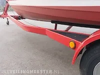 Klassieke motorboot chris craft, sea skiff ranger 21" 1964, rood, bouwjaar 1964 - afbeelding 81 van  84