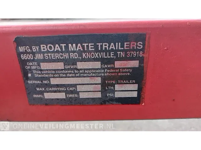 Klassieke motorboot chris craft, sea skiff ranger 21" 1964, rood, bouwjaar 1964 - afbeelding 83 van  84
