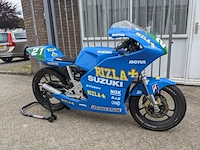 Klassieke racemotor suzuki, rg250 tyga, bouwjaar 1986