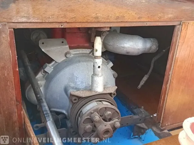 Klassieke speedboot (jaren 50/60) inclusief trailer, bruin - afbeelding 8 van  33