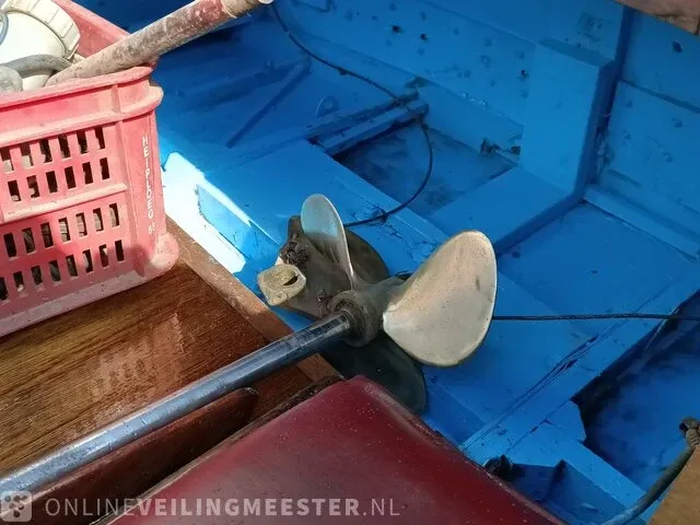 Klassieke speedboot (jaren 50/60) inclusief trailer, bruin - afbeelding 9 van  33