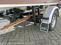 Klassieke speedboot (jaren 50/60) inclusief trailer, bruin - afbeelding 11 van  33