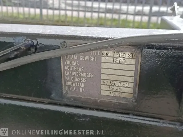 Klassieke speedboot (jaren 50/60) inclusief trailer, bruin - afbeelding 16 van  33