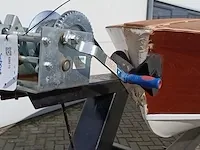 Klassieke speedboot (jaren 50/60) inclusief trailer, bruin - afbeelding 18 van  33