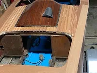 Klassieke speedboot (jaren 50/60) inclusief trailer, bruin - afbeelding 27 van  33