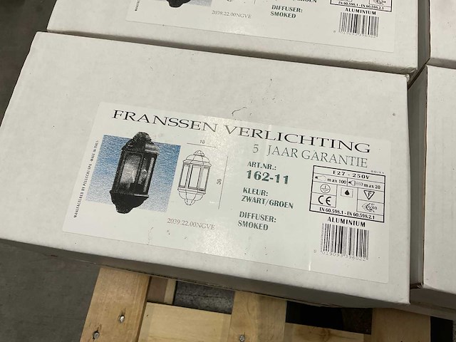 Klassieke wandlamp buiten (18x) - afbeelding 6 van  9