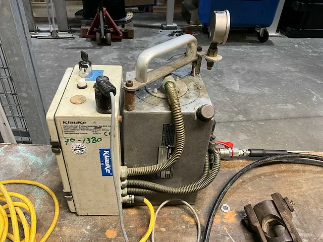 Klauke pk 25/2 hydraulische kabelschoen pers set - afbeelding 8 van  12