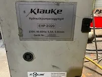 Klauke pk 25/2 hydraulische kabelschoen pers set - afbeelding 10 van  12