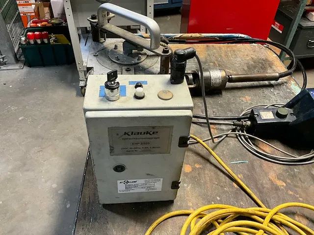 Klauke pk 25/2 hydraulische kabelschoen pers set - afbeelding 12 van  12