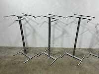 Kledingrek chroom (5x) - afbeelding 2 van  3