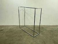 Kledingrek chroom (8x) - afbeelding 1 van  3