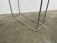 Kledingrek chroom (8x) - afbeelding 2 van  3