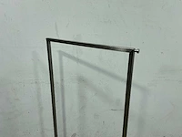 Kledingrek mat rvs (16x) - afbeelding 2 van  3