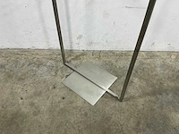 Kledingrek mat rvs (16x) - afbeelding 3 van  3