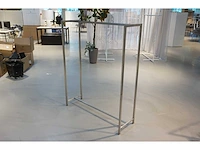Kledingrek rvs (9x) - afbeelding 1 van  3
