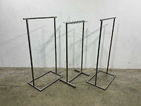 Kledingrek rvs divers (3x) - afbeelding 1 van  4