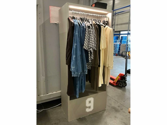 Kledingrekken met verlichting (3x) - afbeelding 5 van  5