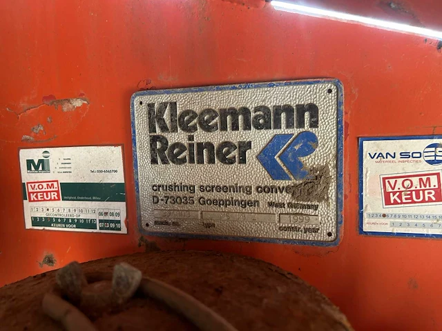 Kleemann zeefinstallatie 18z mobiele zeefinstallatie - afbeelding 13 van  17