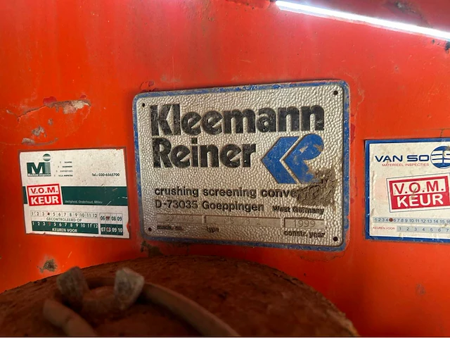 Kleemann zeefinstallatie 18z mobiele zeefinstallatie - afbeelding 13 van  15