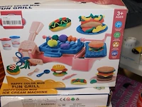 Klei speel set grill 1x - afbeelding 1 van  3