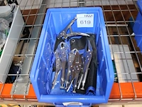 Klemtangenset in kunststof bak. 5-delig. - afbeelding 1 van  2