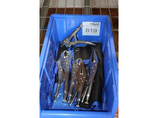 Klemtangenset in kunststof bak. 5-delig. - afbeelding 2 van  2