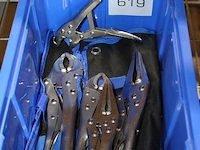 Klemtangenset in kunststof bak. 5-delig. - afbeelding 2 van  2