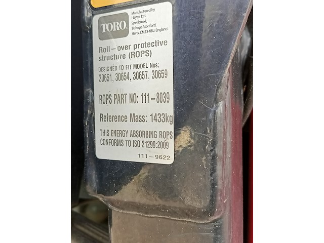 Klepelmaaier, toro, lt-f3000, 2016 - afbeelding 13 van  15