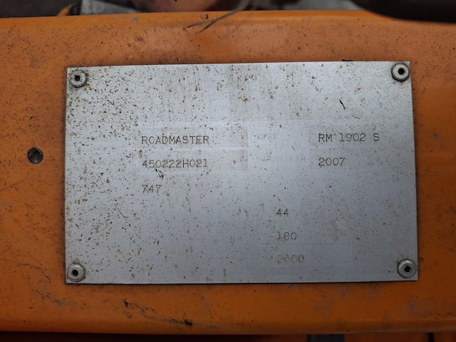 Klepelmaaier, votex, roadmaster rm1902s, 2007 - afbeelding 3 van  16