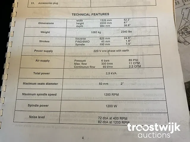 Klepzittingfreesmachine - afbeelding 17 van  17